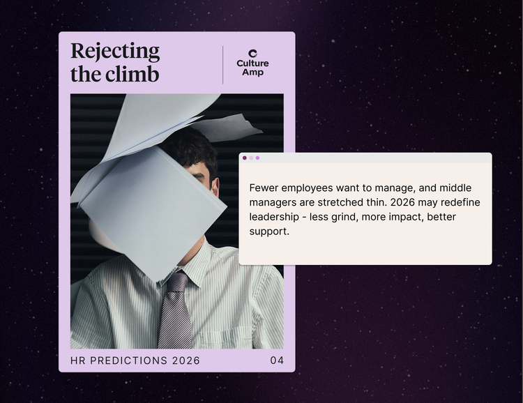 Prediction 4: Rejecting the climb