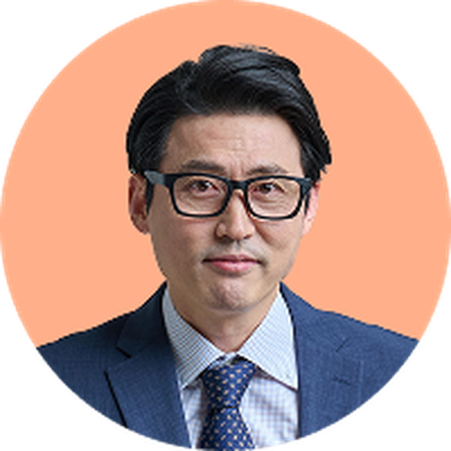 Professional man looking forward